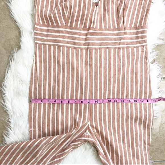 New Leith Tan Adobe Molly Striped Jumpsuit - Picture 8 of 8